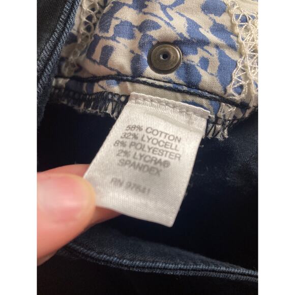 J. Jill Smooth Fit Straight Leg Dark Navy Denim Jeans ~ Sz 12 Basic Perfection! - Picture 5 of 5